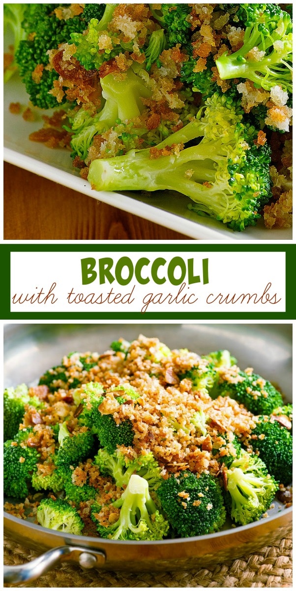 broccoli with toasted garlic crumbs
