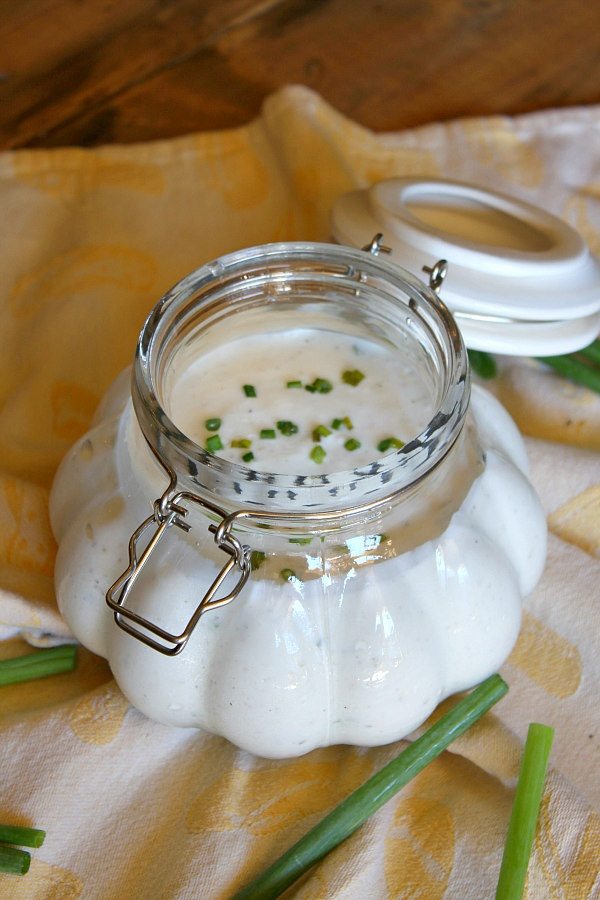 Classic Buttermilk Salad Dressing recipe - from RecipeGirl.com