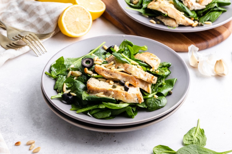 Chicken Florentine Salad Recipe Girl