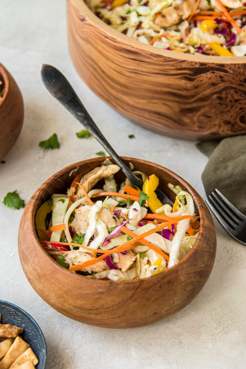 serving of Chinese Grilled Chicken Salad