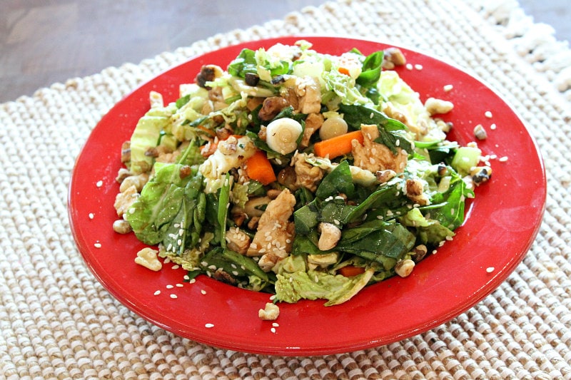 Serving of Chinese Chicken Salad