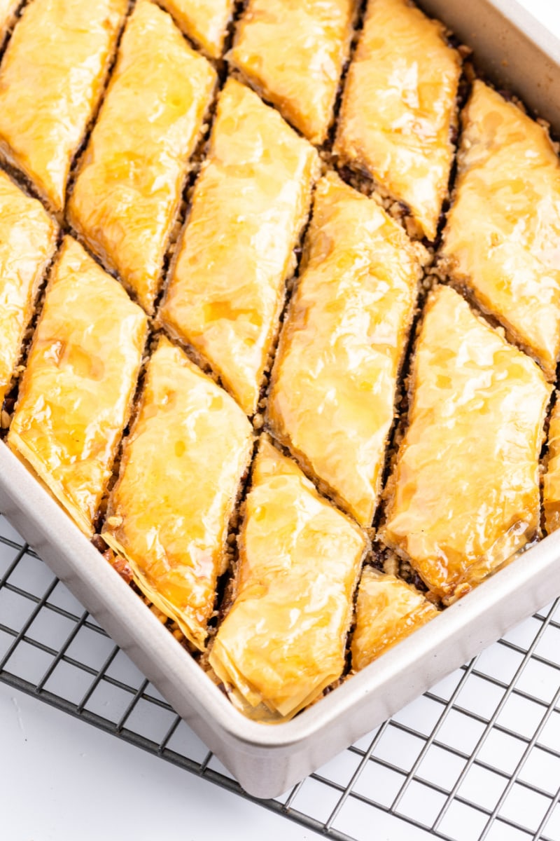 baklava in a pan