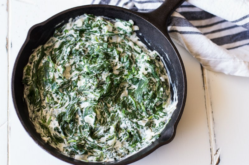 Easy Creamed Spinach - Recipe Girl