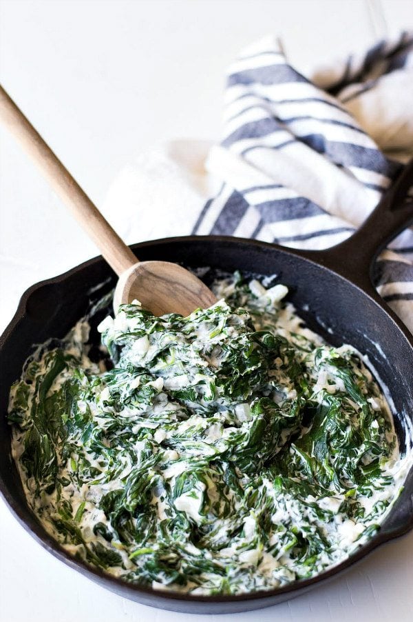 Easy Creamed Spinach - Recipe Girl