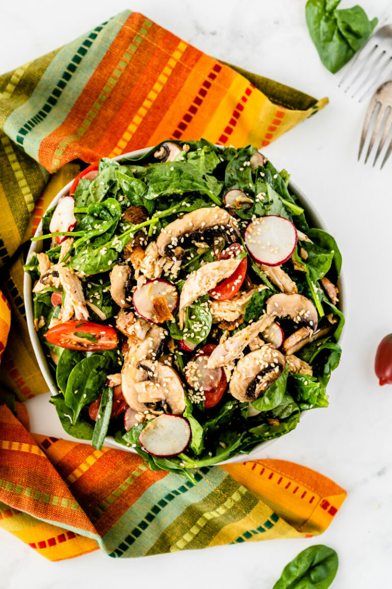Mandarin Chicken Spinach Salad Recipe Girl