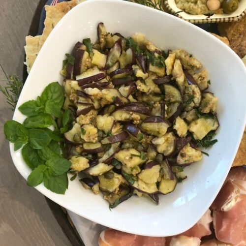 Marinated Eggplant with Capers and Mint Recipe Girl