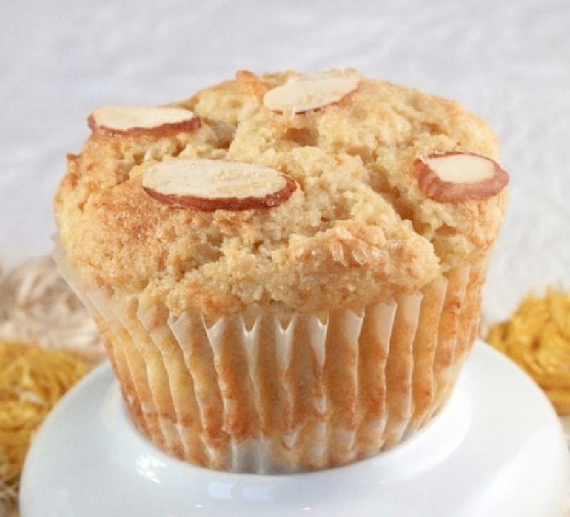 meyer lemon ricotta muffin