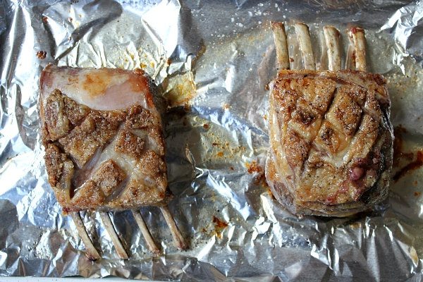 Cooked Rack of Lamb