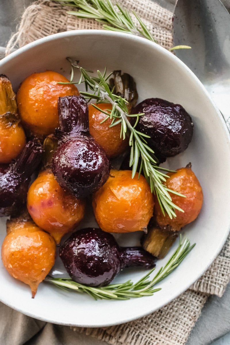 Bowl of Roasted Baby Beets