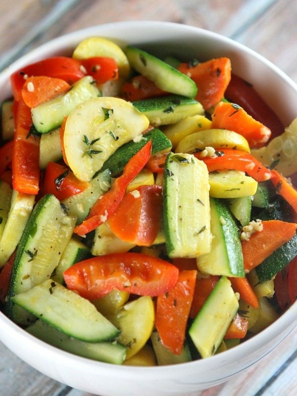 sauteed vegetables in bowl