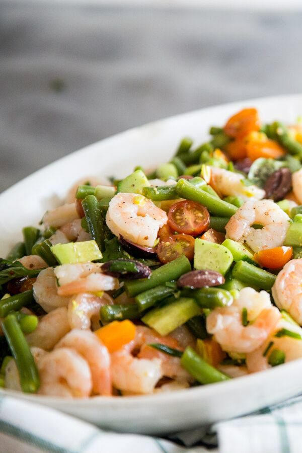 shrimp and vegetable salad
