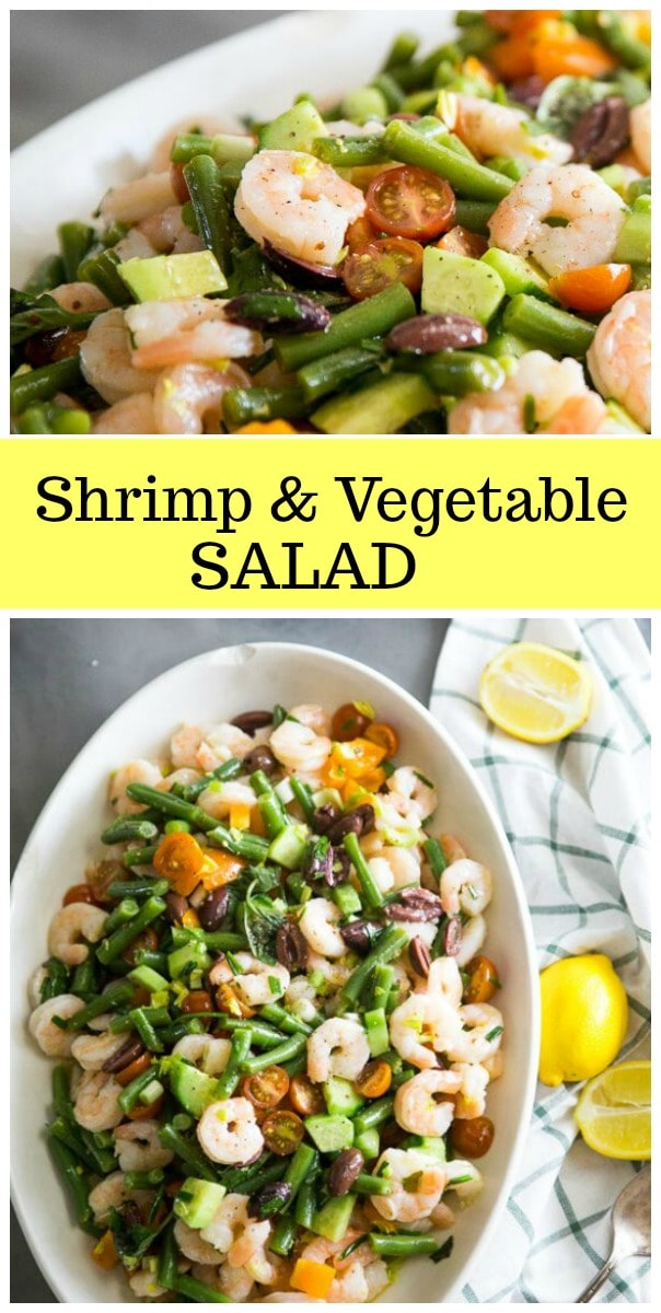 shrimp and vegetable salad
