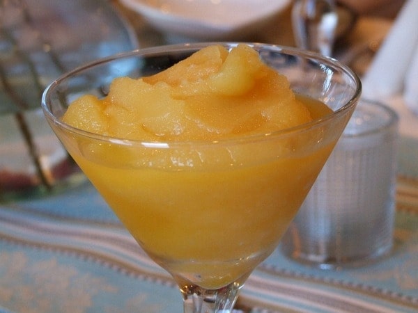 Spiced Fresh Orange and Honey Sorbet