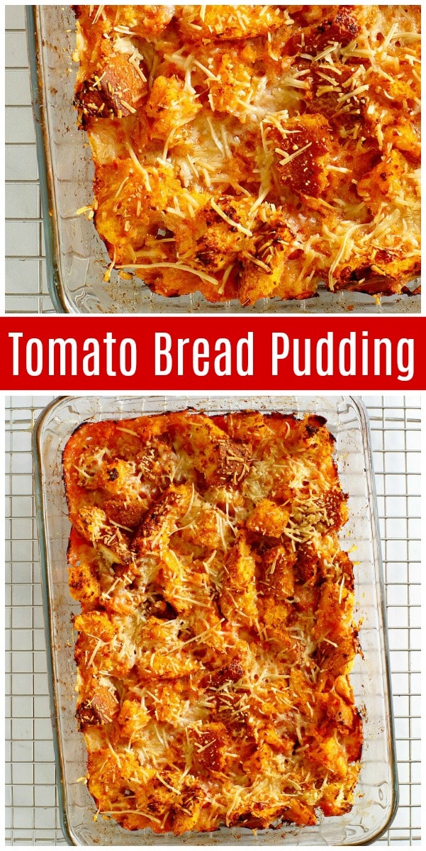 tomato bread pudding