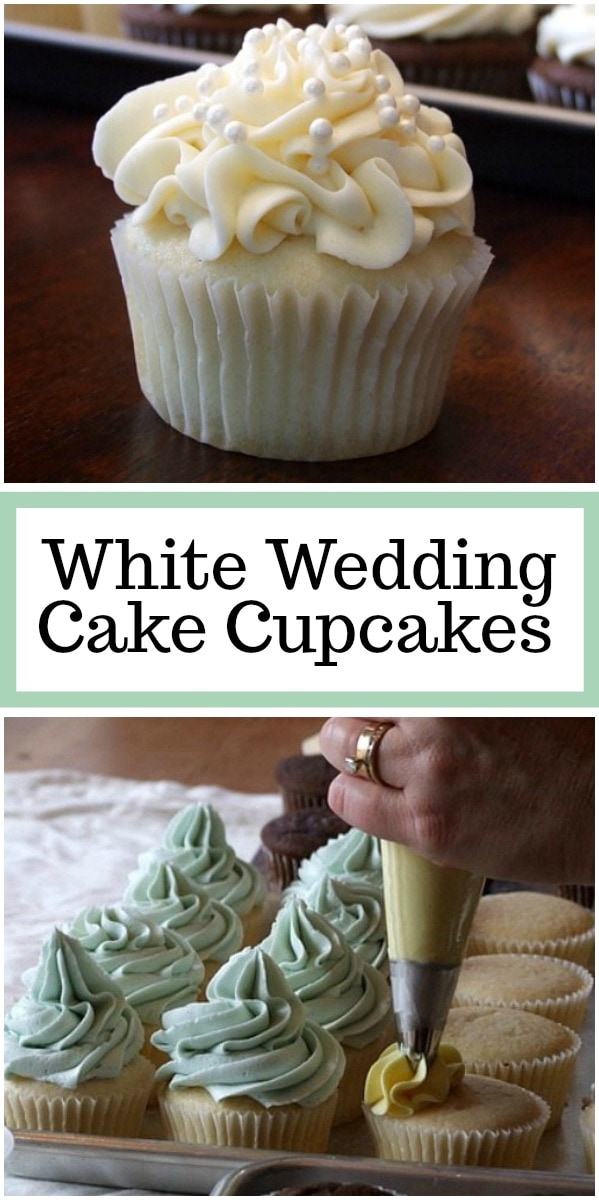  White  Wedding  Cake  Cupcakes  Recipe  Girl