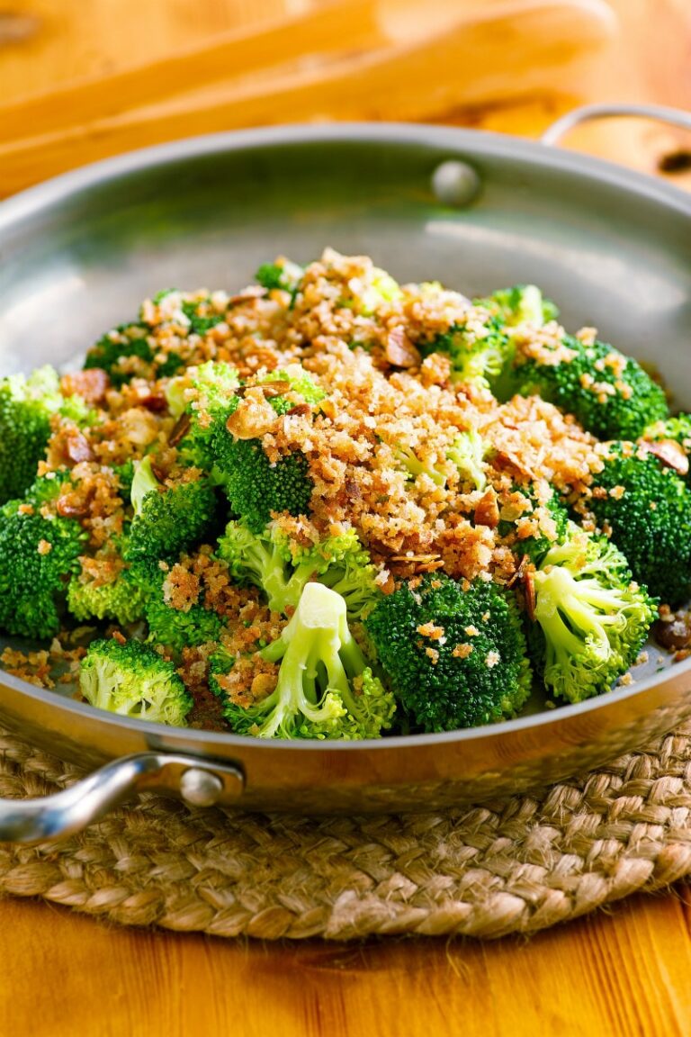 Broccoli with Toasted Garlic Crumbs Recipe Girl