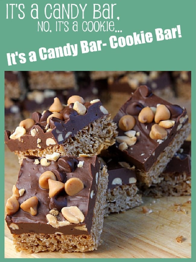 candy bar cookie bars