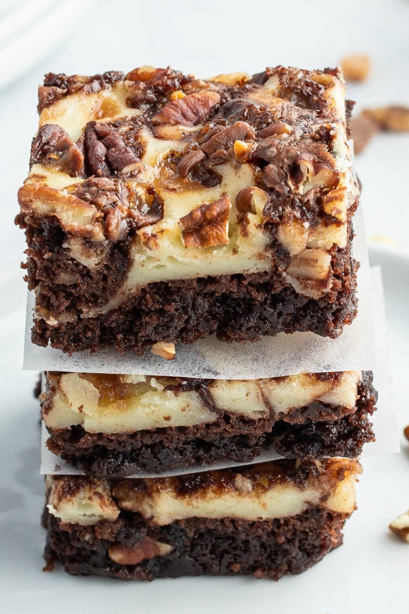 Cream Cheese Swirl Brownies Recipe With Video