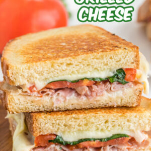 pinterest image for Italian Grilled Cheese