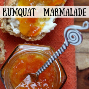 pinterest image for kumquat marmalade