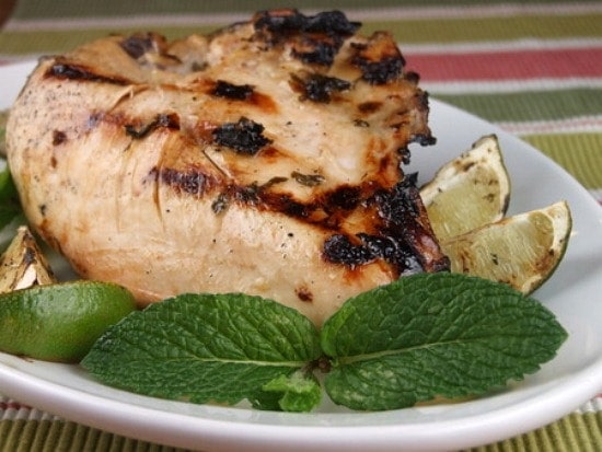 Mojito-Marinated Chicken Breasts