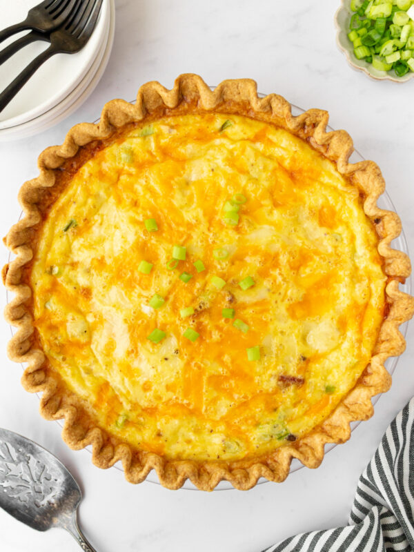 bacon and cheese quiche