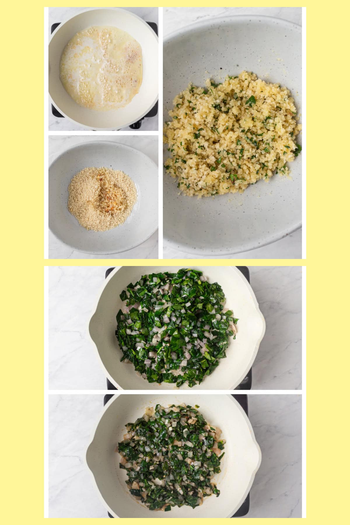 How to Make Oysters Rockefeller : an easy appetizer for a dinner party or happy hour : recipe from RecipeGirl.com several photos showing step by step how to make oysters rockefeller