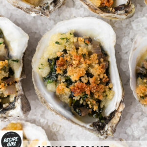 pinterest image for oysters rockefeller