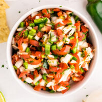 pico de gallo in a bowl