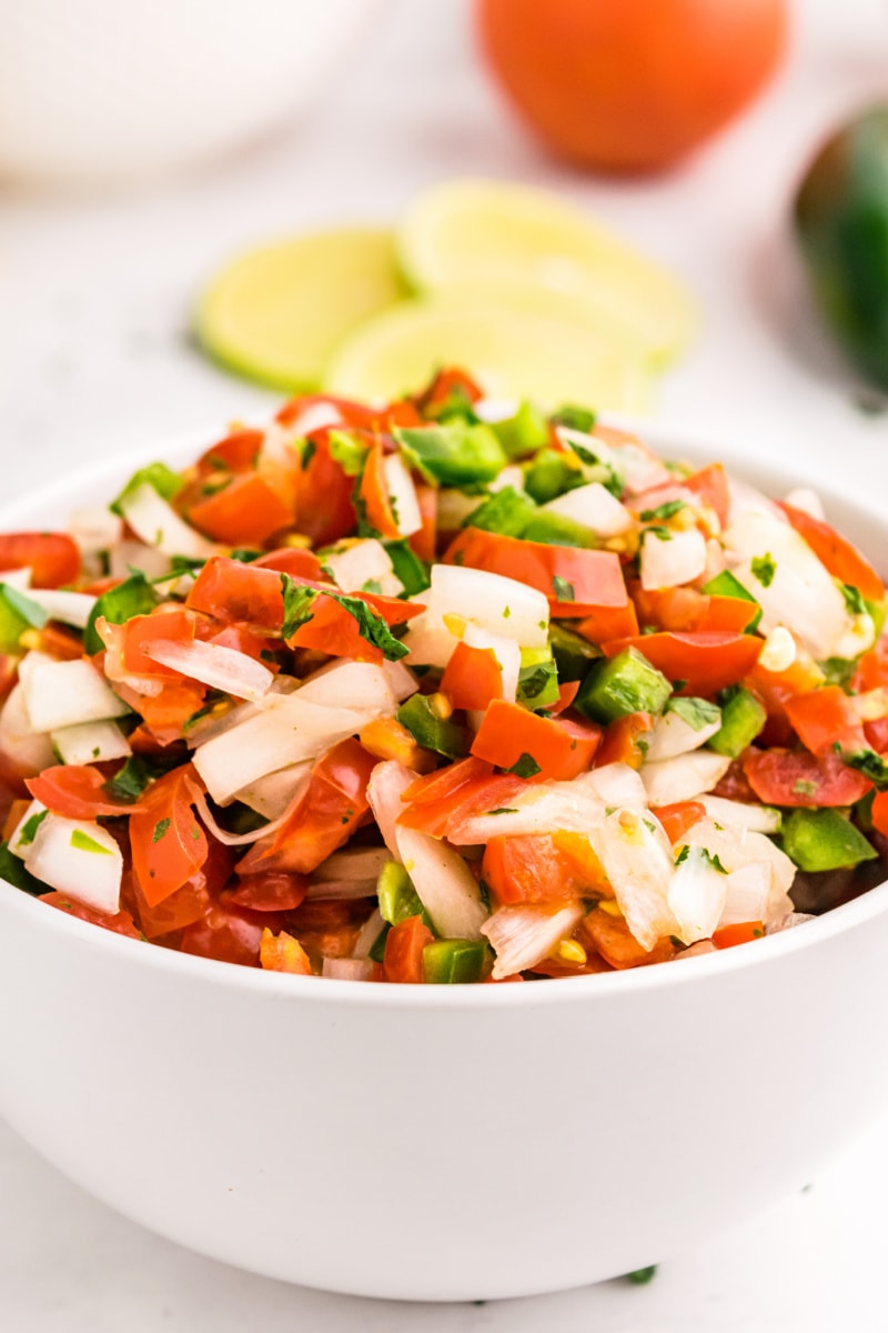 pico de gallo in a bowl