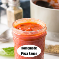 pizza sauce in jar