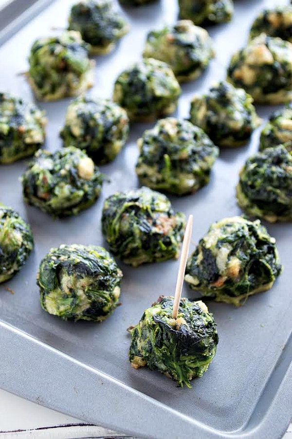 Spinach Balls Appetizer Recipe - RecipeGirl.com