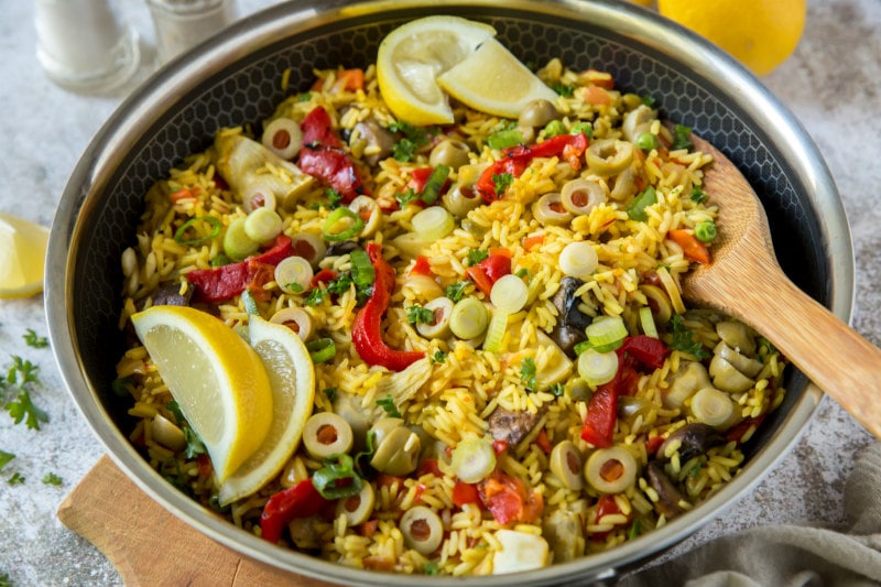 Vegetable Paella Image