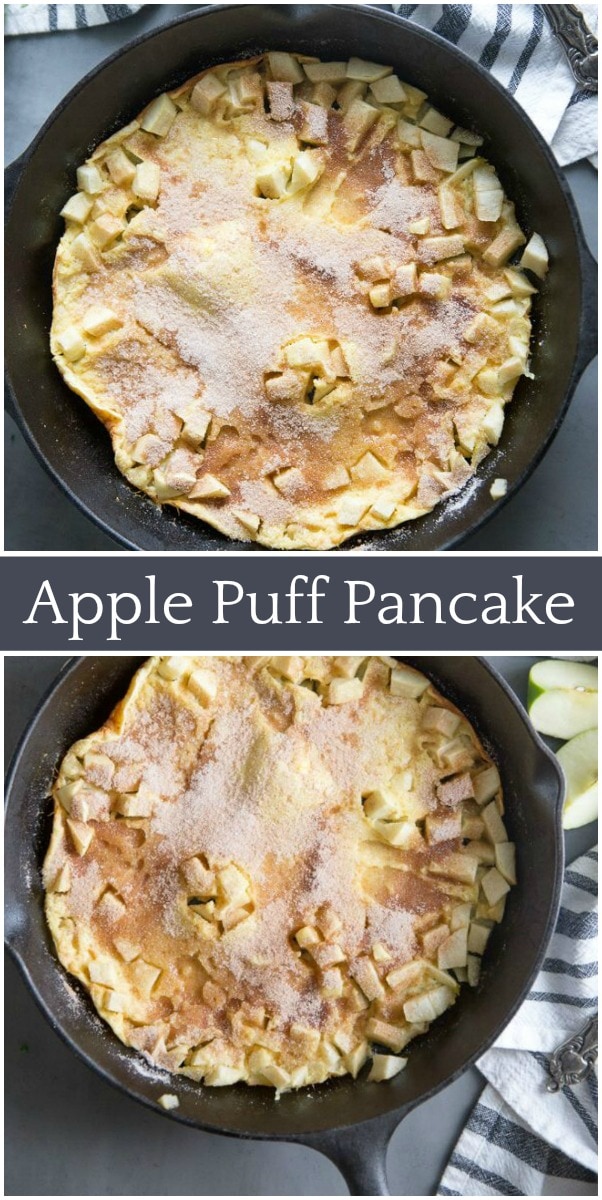 Apple puff pancake