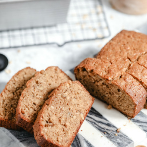 sliced applesauce oatmeal bread