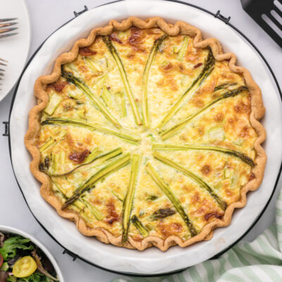 asparagus quiche