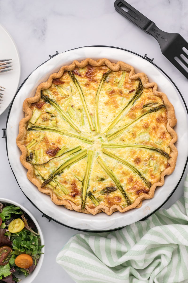 asparagus quiche