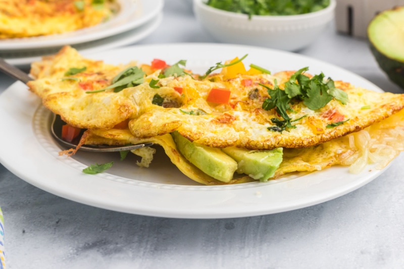 Avocado Manchego Cheese Omelette