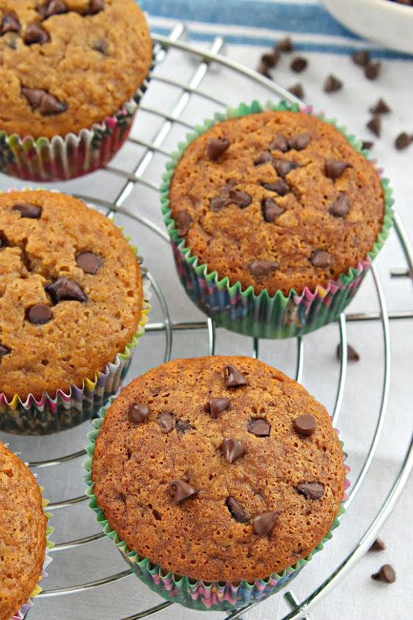 Banana Chocolate Chip Muffins Recipe