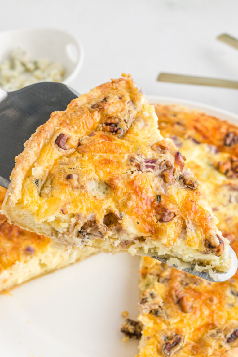 Blue Cheese and Walnut Quiche Recipe Girl