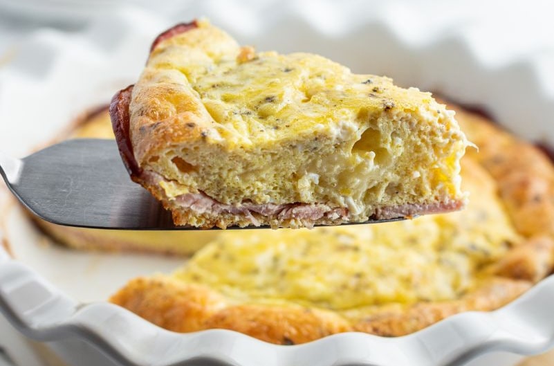 Brie and Canadian Bacon Quiche Recipe Girl