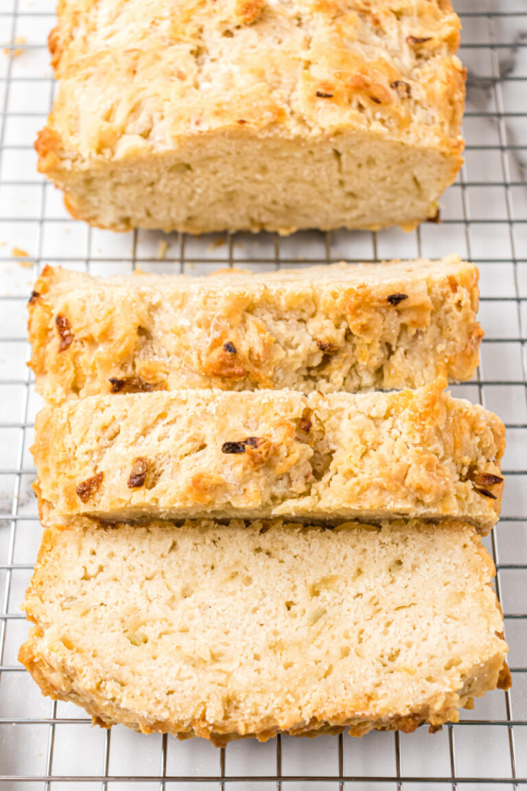 Cheese and Onion Beer Bread Recipe Girl