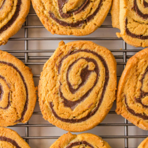 chocolate swirled peanut butter cookies