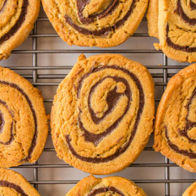 chocolate swirled peanut butter cookies