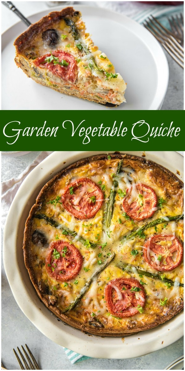 Garden Vegetable Quiche - Recipe Girl