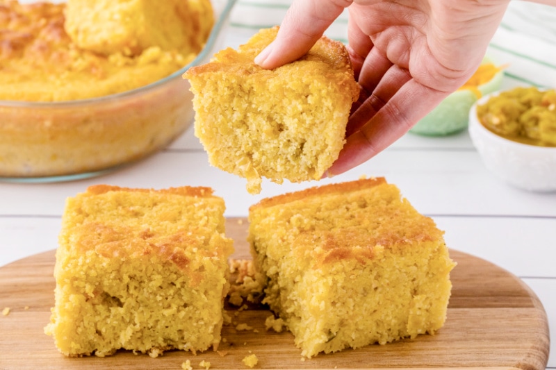 Green Chile Cornbread Recipe Girl