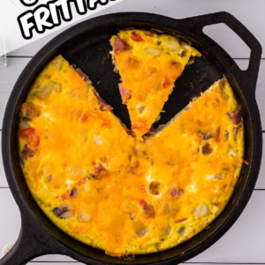 pinterest image for o'brien frittata