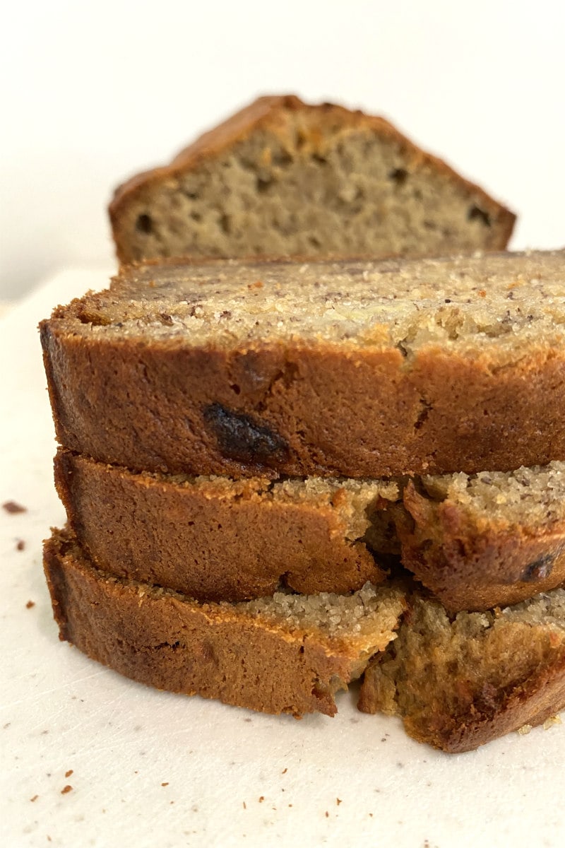 slices of In Your Face Banana Bread