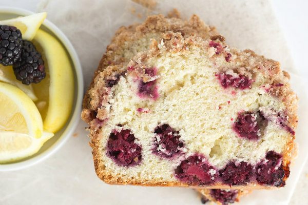 Lemon Blackberry Bread