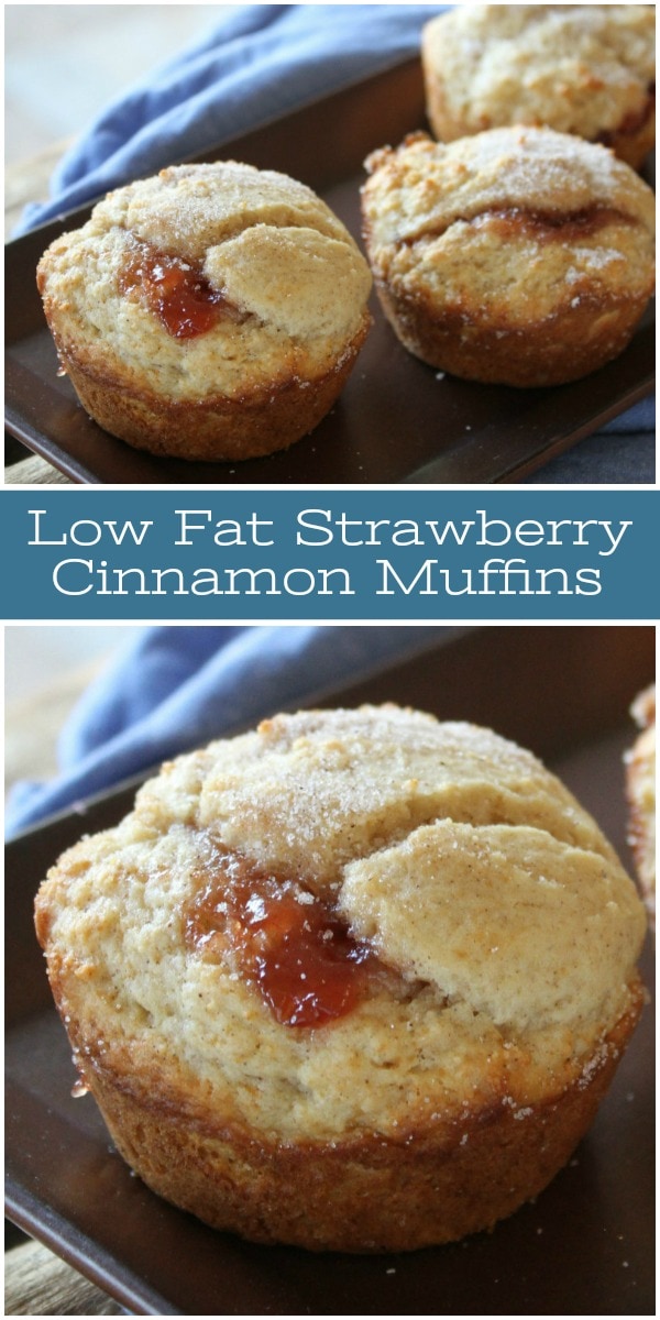 Low Fat Strawberry Cinnamon Muffins Recipe Girl